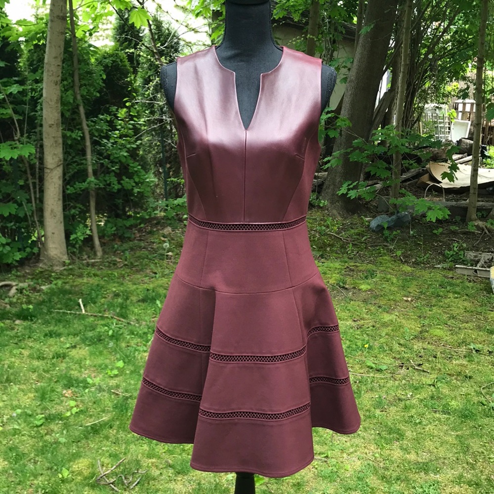 Tibi leather dress